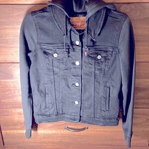 Levi’s Denim Jacket women small black